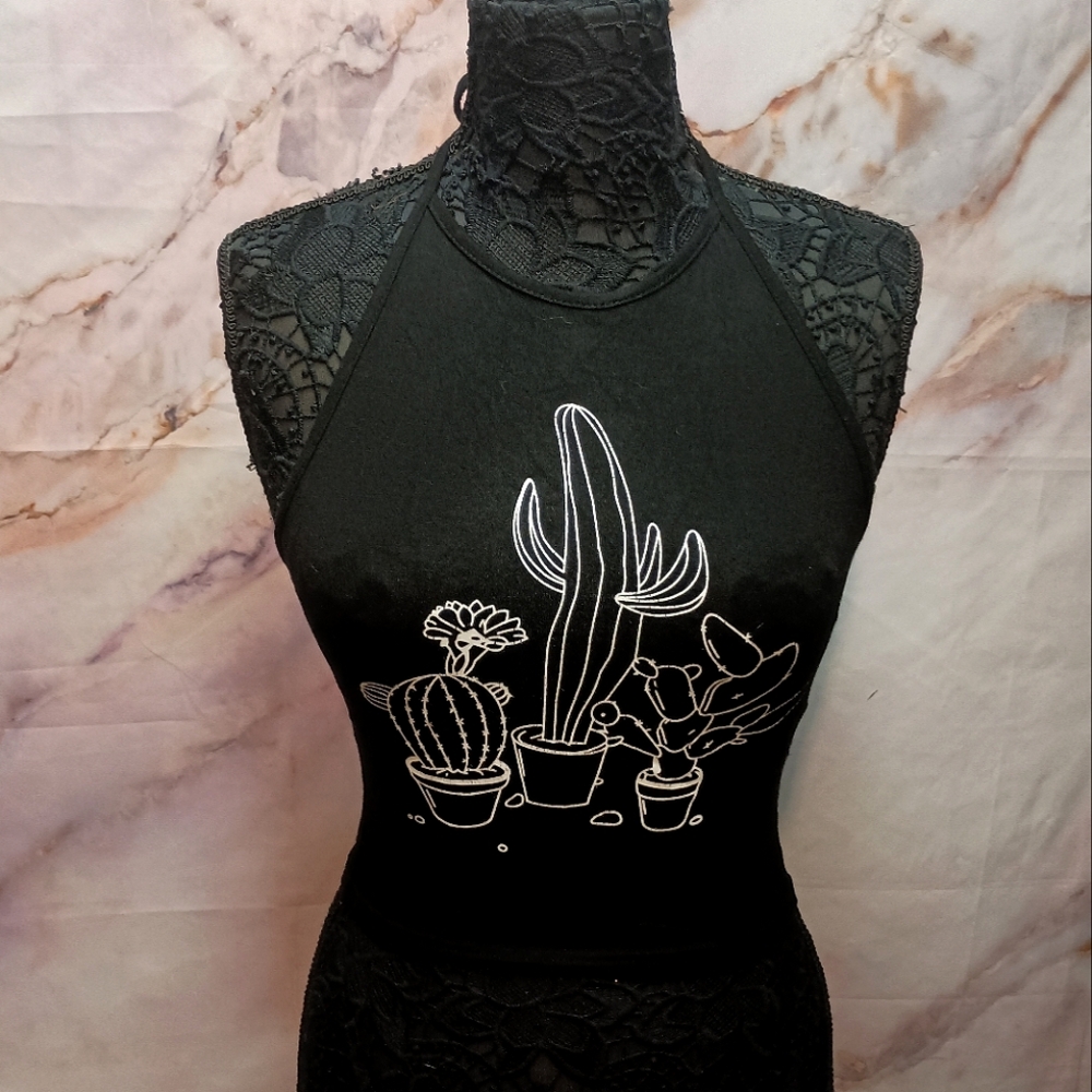 Shein Cactus Halter Top